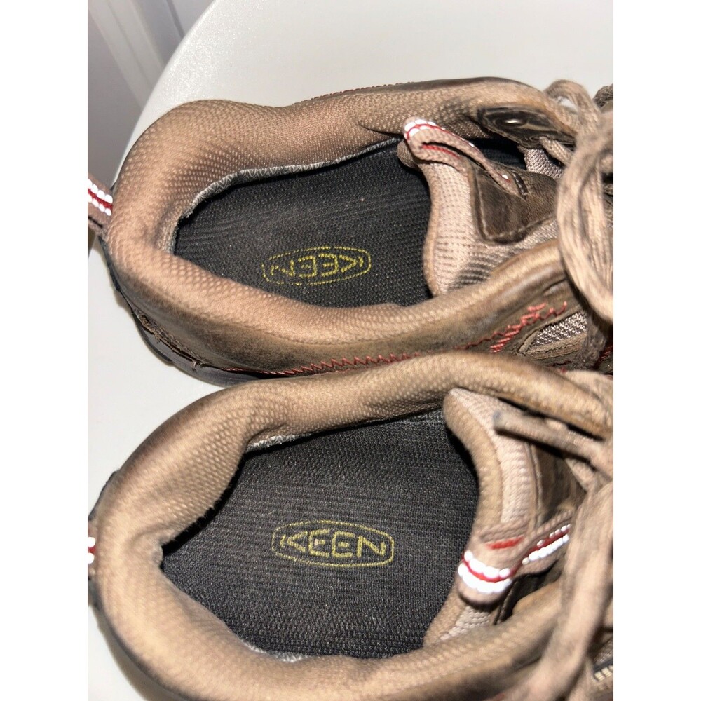 Keen Genoa Women’s Peak Mid Waterproof Leather Hiking Boots size 8 - Picture 3 of 9